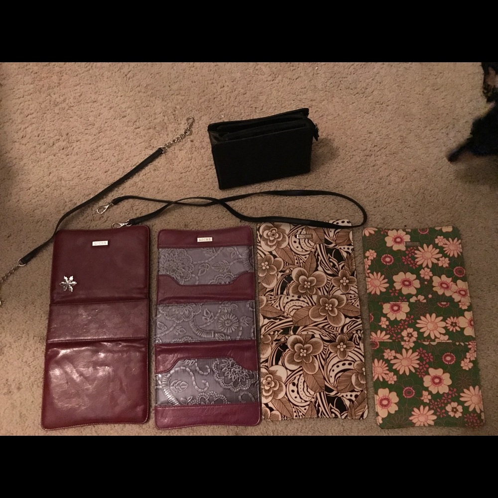 Miche interchangeable purse and shells.