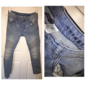 Skinny Fit Biker Jeans