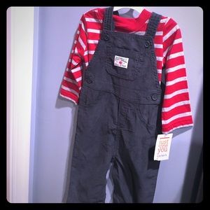 Carters 9M "Football all star" overall set