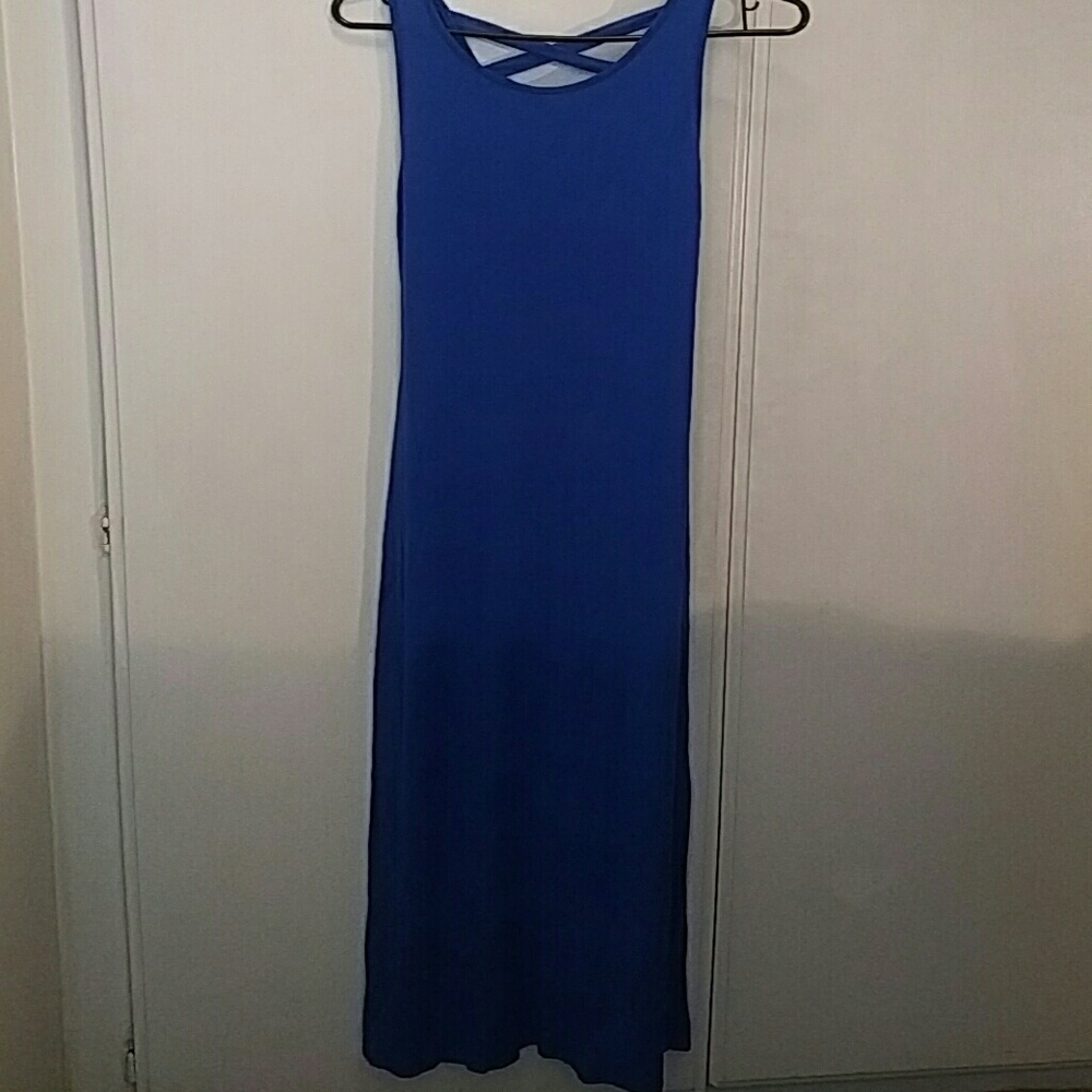 Long Blue Dress