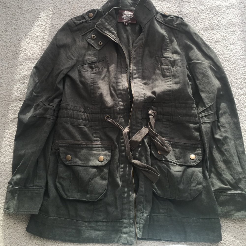 Army green jacket