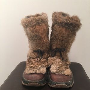 Ulu Mukluk Rabbit Fur Boots