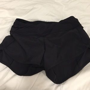 Lululemon speed shorts