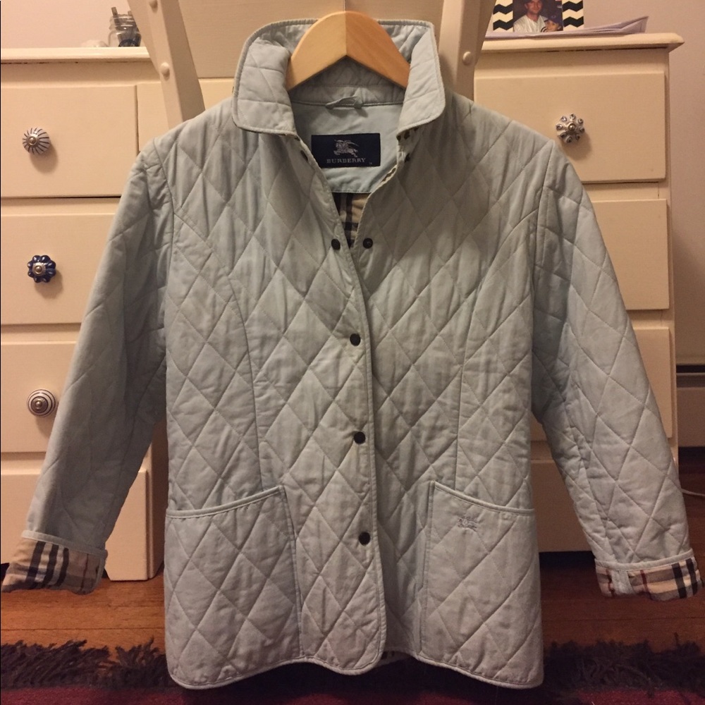 Authentic Burberry classic quilted jacket