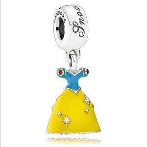 PANDORA DISNEY SNOW WHITE'S YELLOW DRESS DANGLE