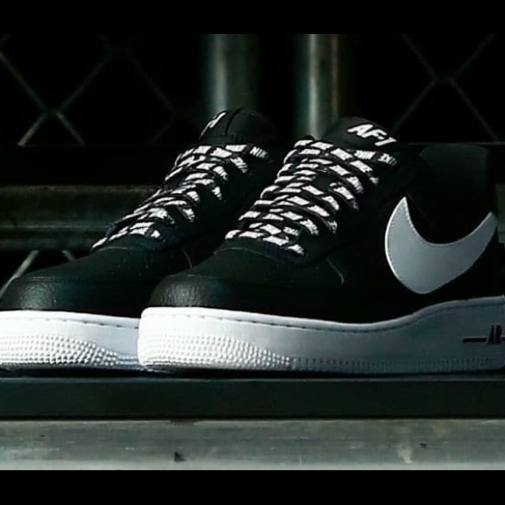 Nike Air Force 1 Low QS "NBA" black