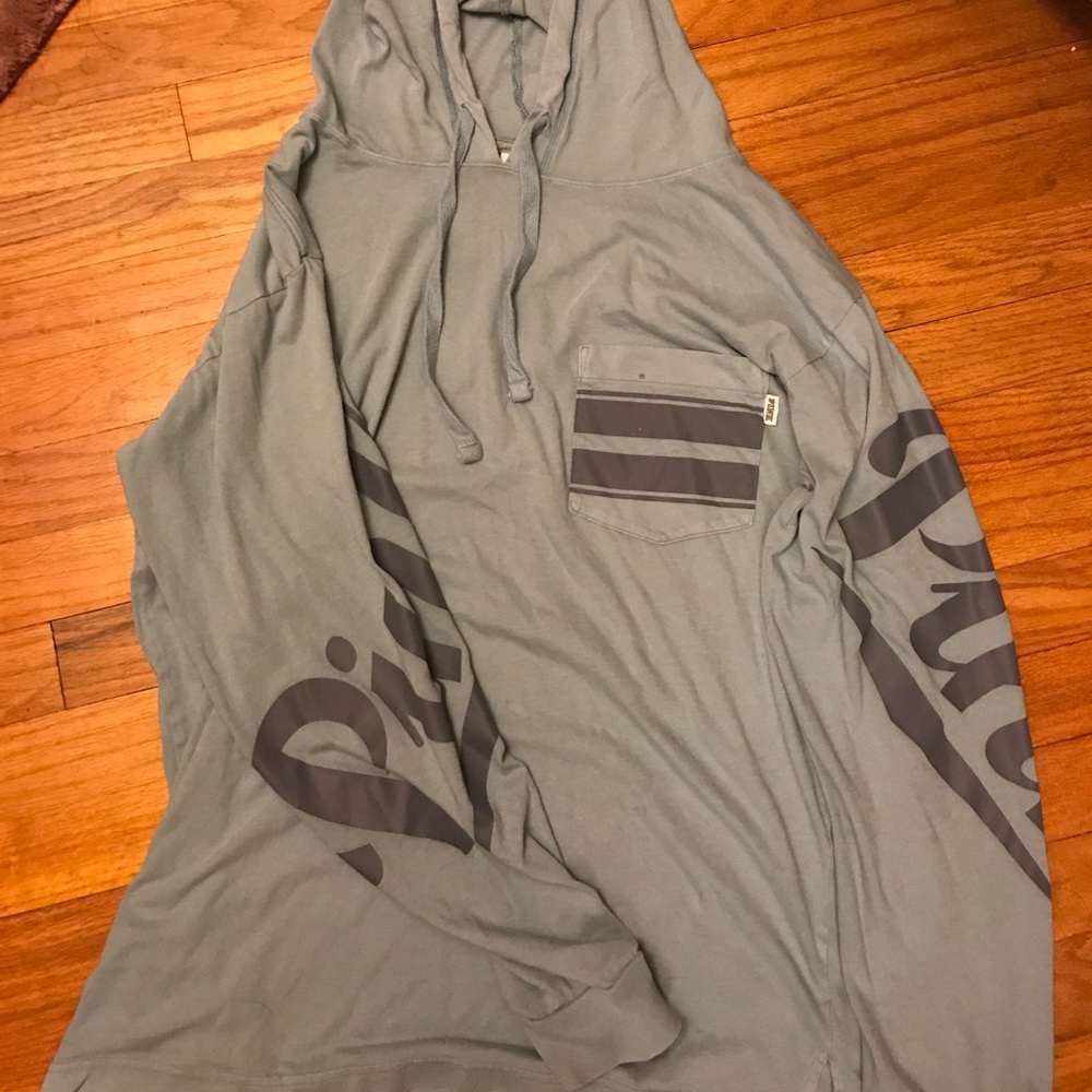 PINK light weight hoodie