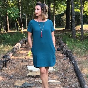 Teal We Meet Again Dress