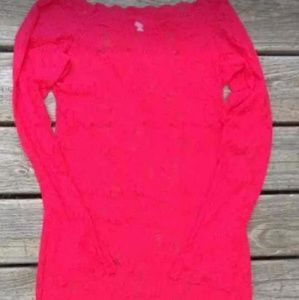 Victoria's secret red hot lace lingerie