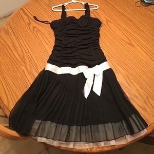 Black and white girls dress