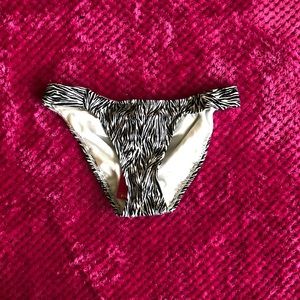 Xs zebra print bathing suit bottoms
