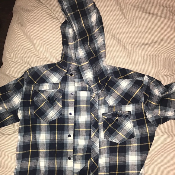 Canyon River Blues Other - Flannel Hoodie