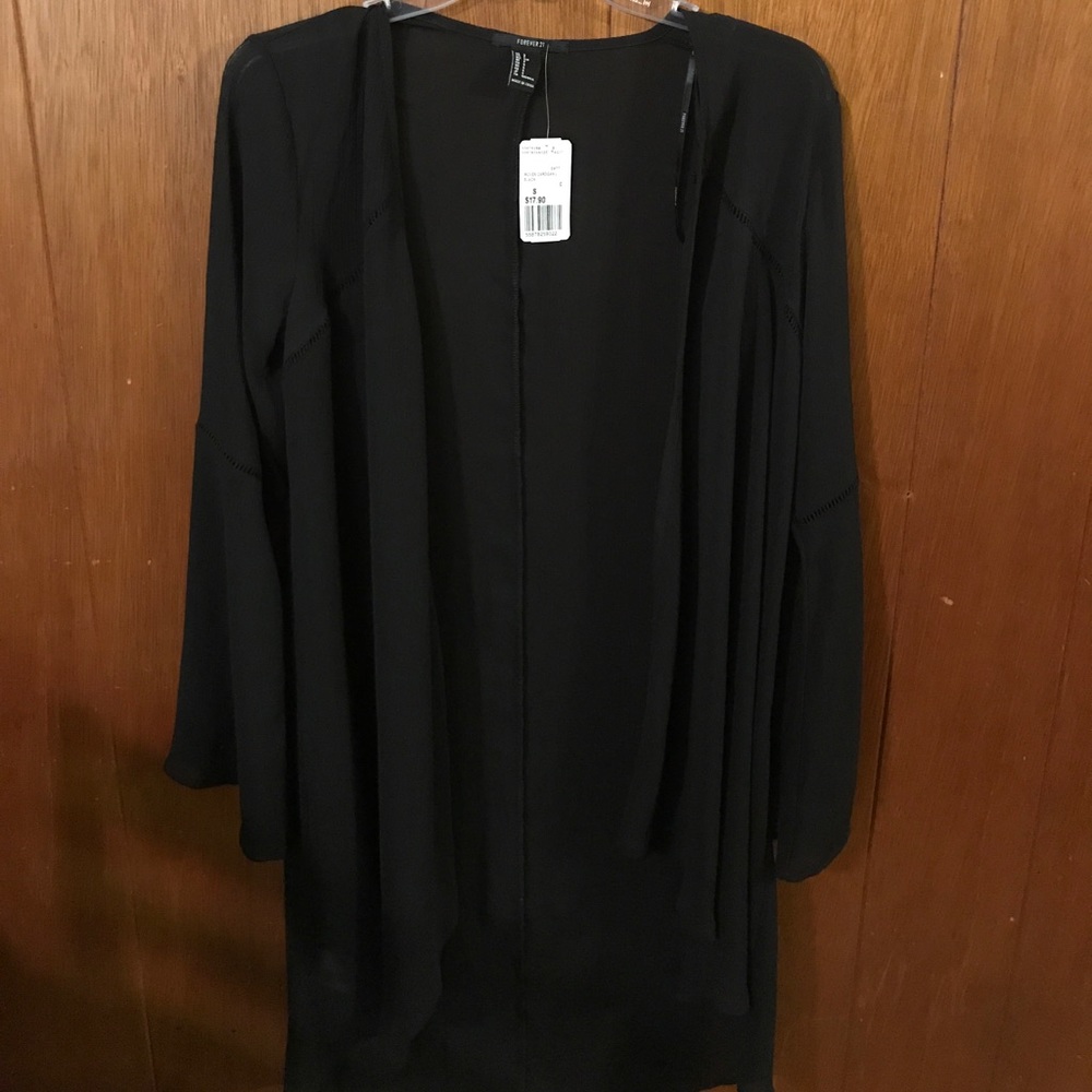 Sheer black cover up