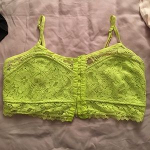 Lime Green Bralette