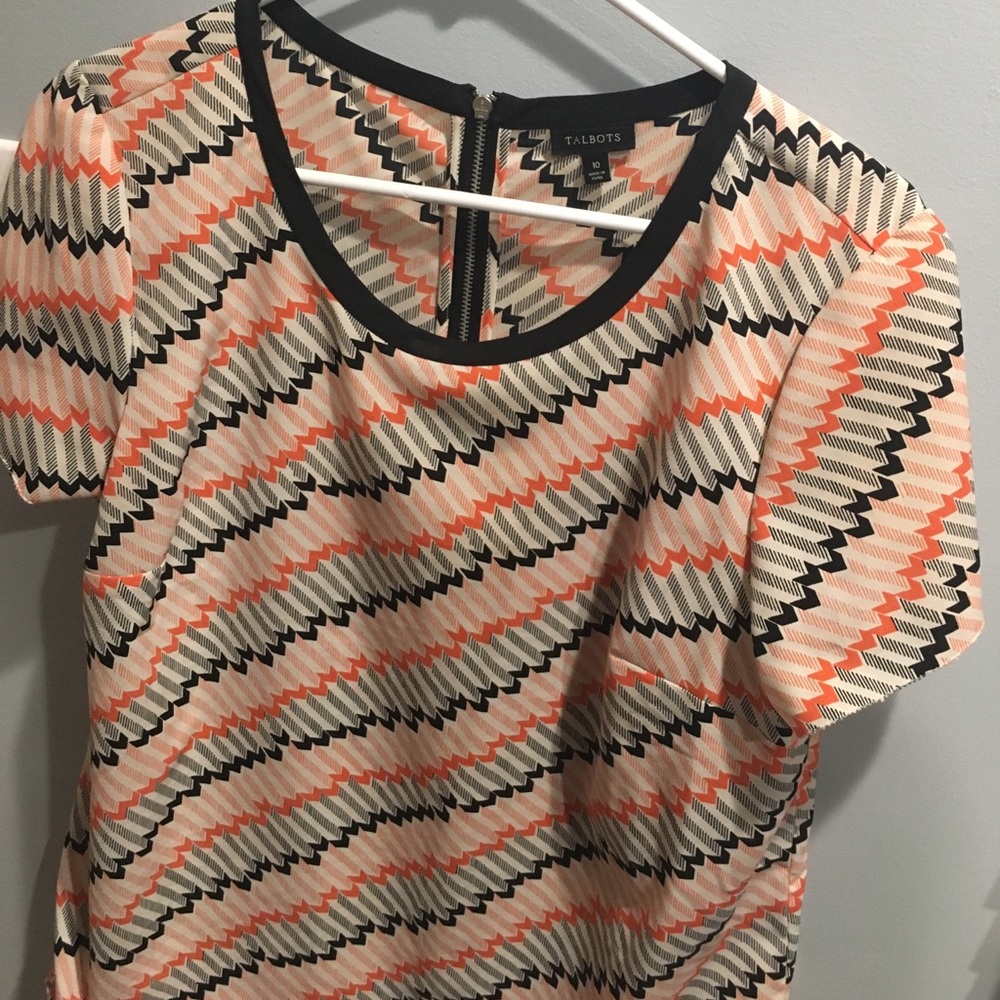 Talbots fall blouse size 10