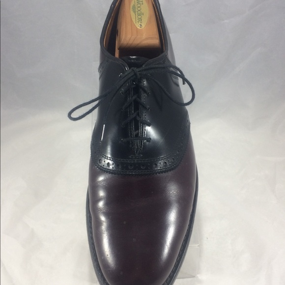 Allen Edmonds Men's Shelton Burgundy/Black - Picture 2 of 8