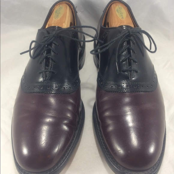 Allen Edmonds Men's Shelton Burgundy/Black - Picture 4 of 8