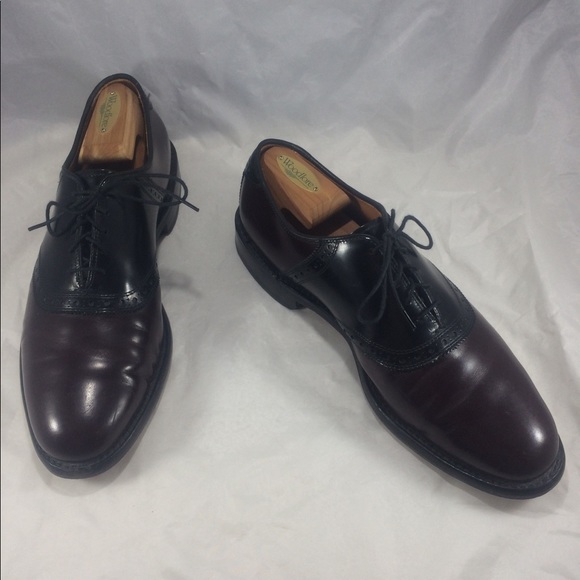 Allen Edmonds Men's Shelton Burgundy/Black - Picture 5 of 8