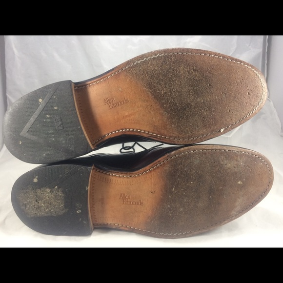 Allen Edmonds Men's Shelton Burgundy/Black - Picture 6 of 8