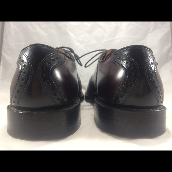 Allen Edmonds Men's Shelton Burgundy/Black - Picture 7 of 8