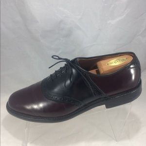 Allen Edmonds Men's Shelton Burgundy/Black