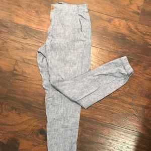 J Crew Linen Joggers