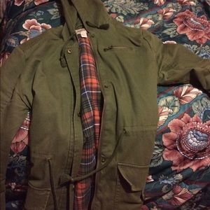 Olive green Arizona Jean Co Anorak Women's Jacket