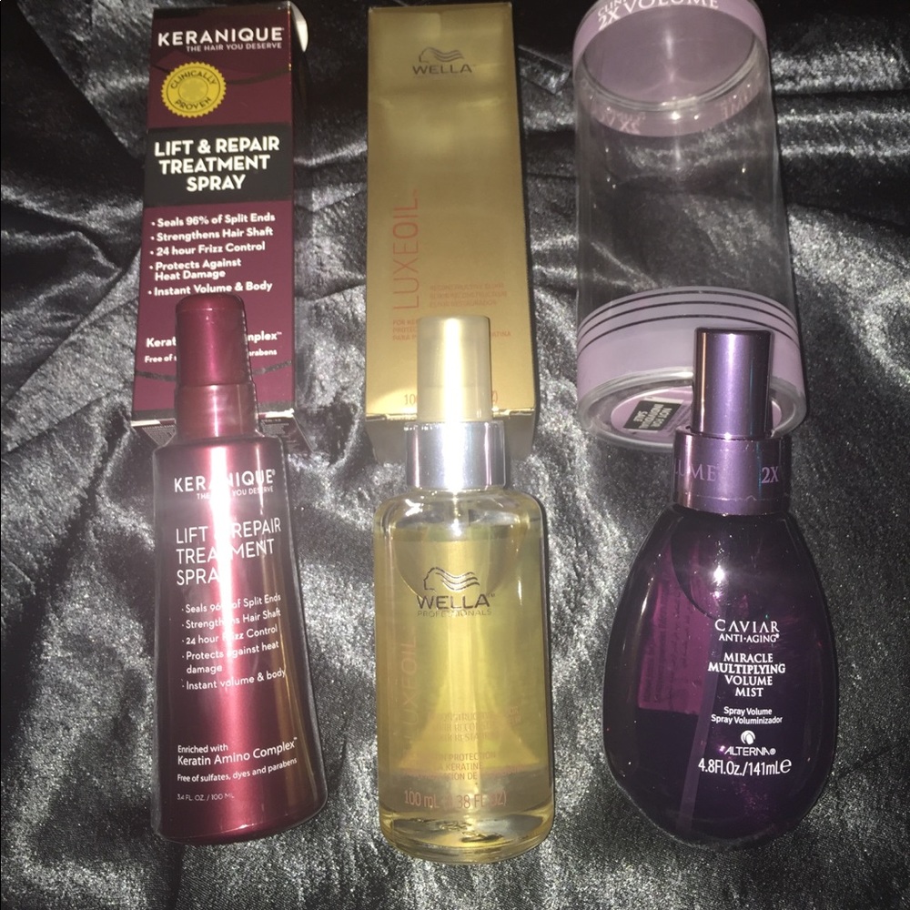 Three High End Hair Cares NEW