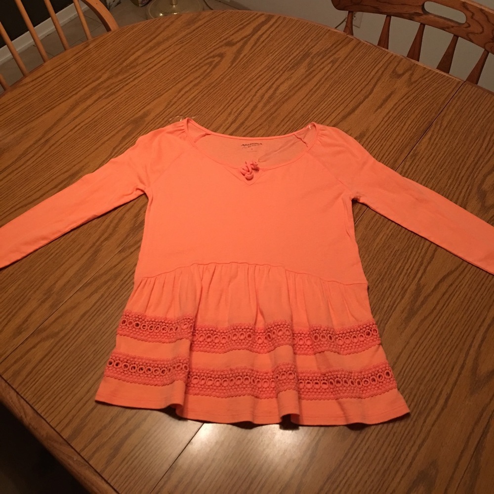 Long sleeve lightweight blouse