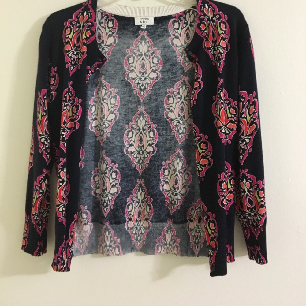 Navy/multi colored Cardigan