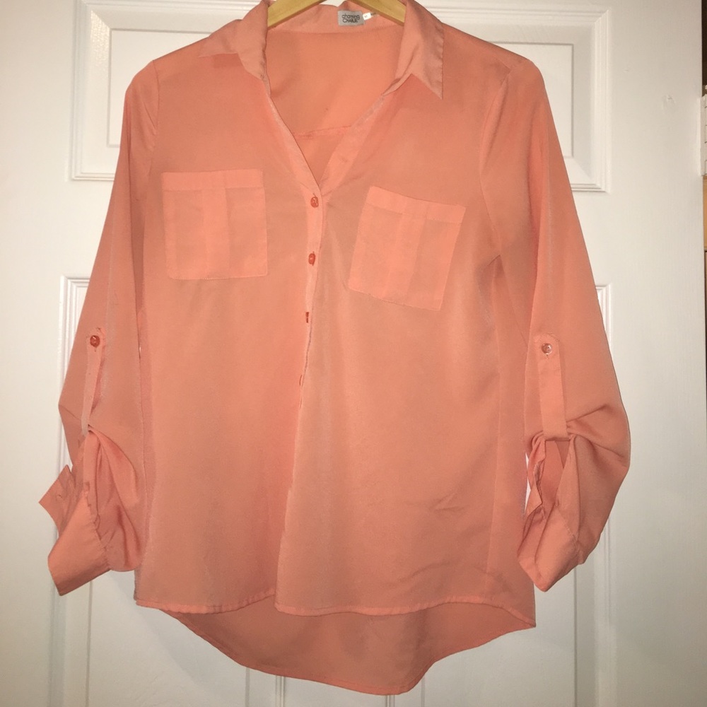 Peach Blouse