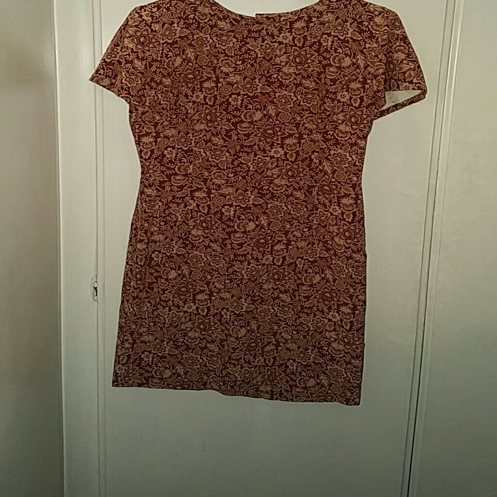 Blood red flower dress