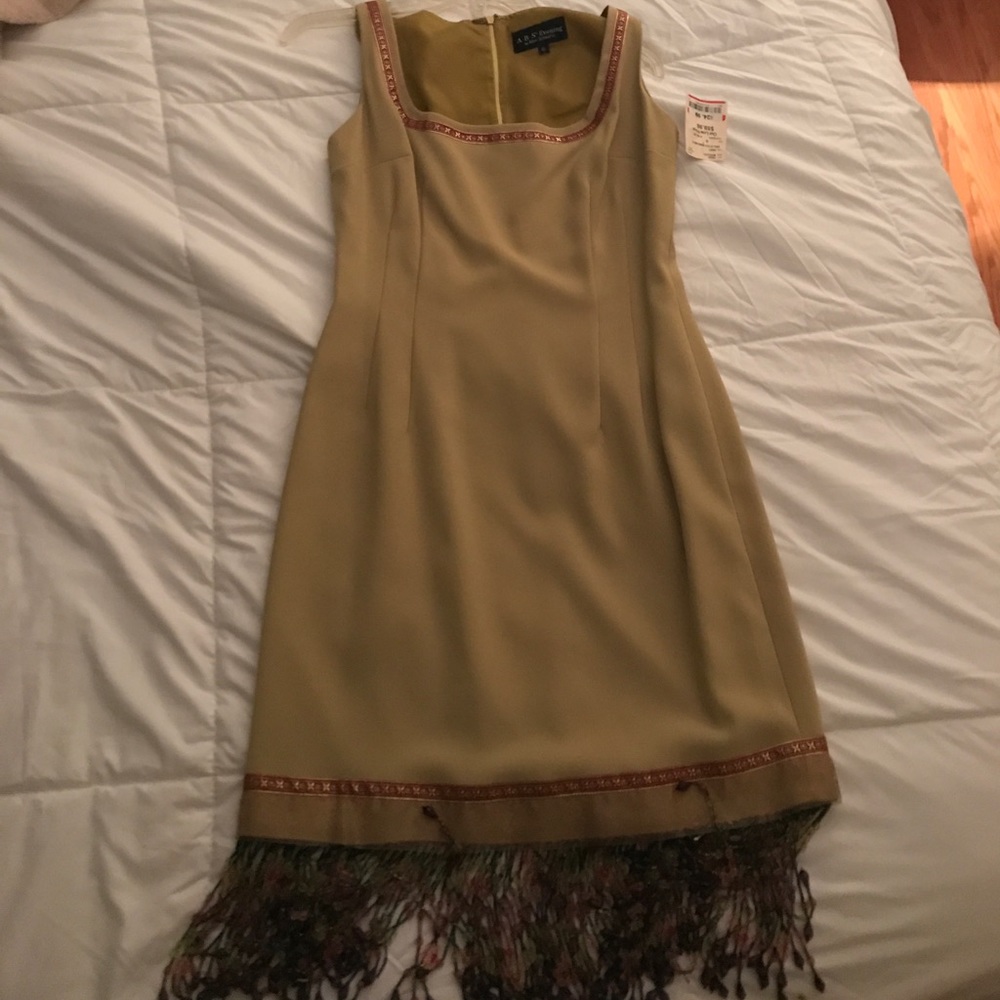 Olive colored dress