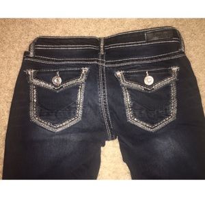 Daytrip Leo bootcut dark jeans long 28XXL
