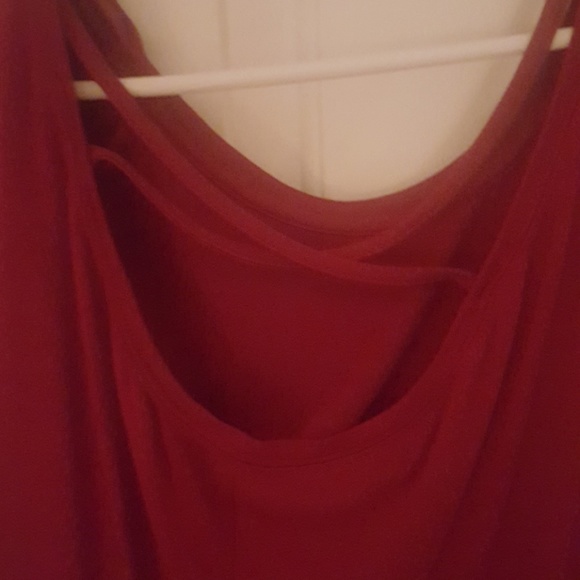 Dark red full sleeve Asos dress - Picture 3 of 3