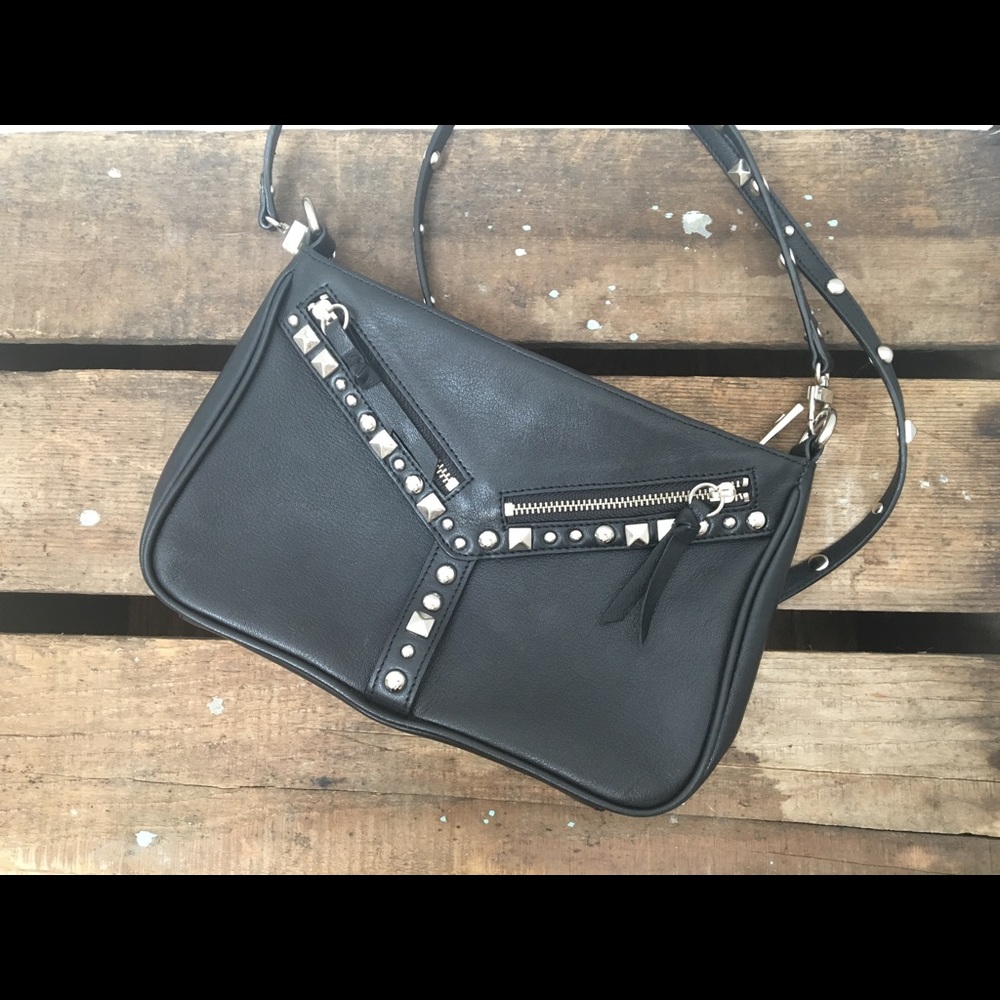 Nordstrom Studded Leather Mini Bag or Clutch