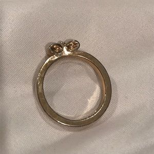 Light pink bow ring