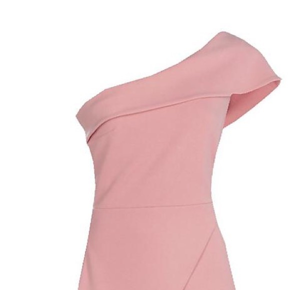 PINK one shoulder midi - Picture 2 of 4