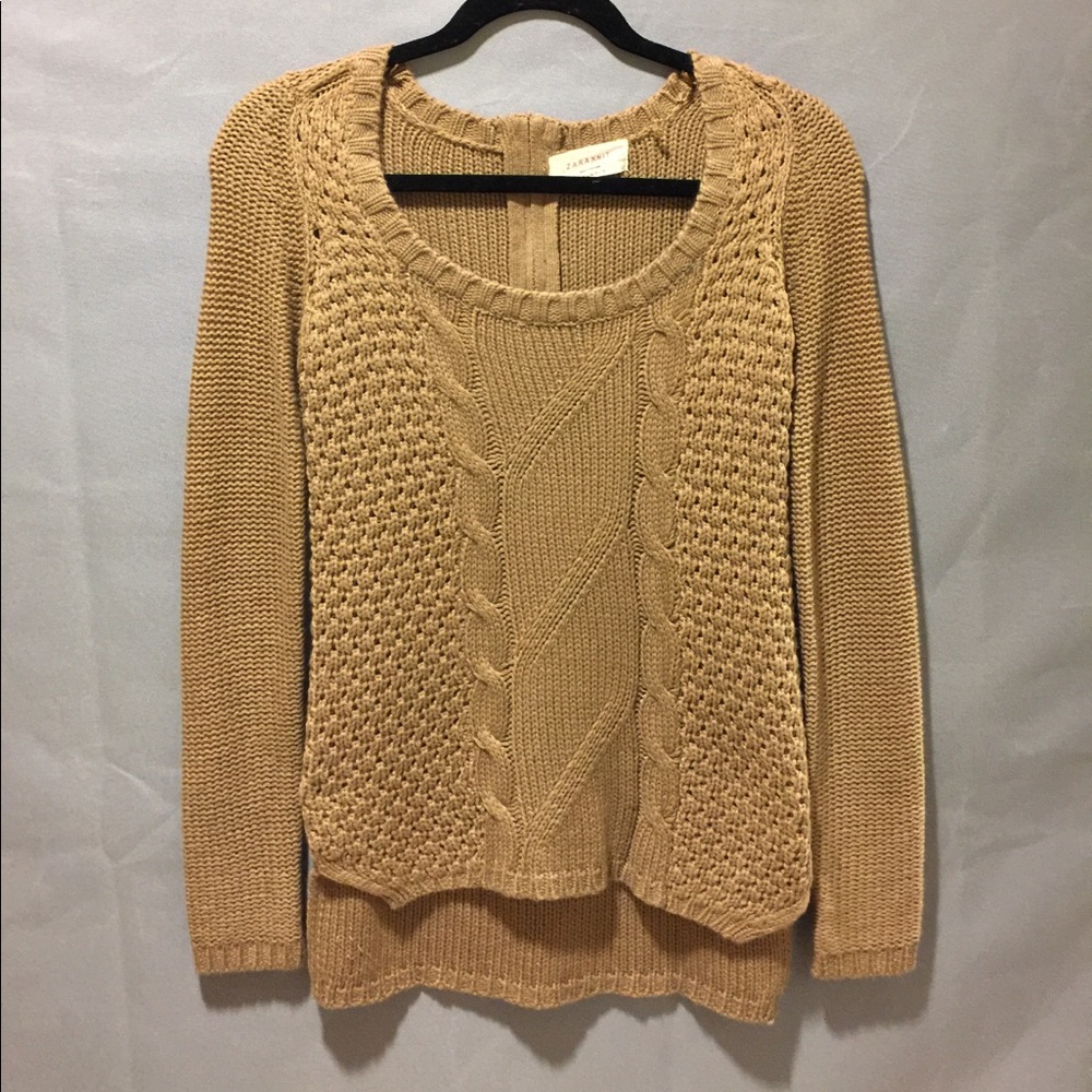 Zara Knit Chestnut Sweater