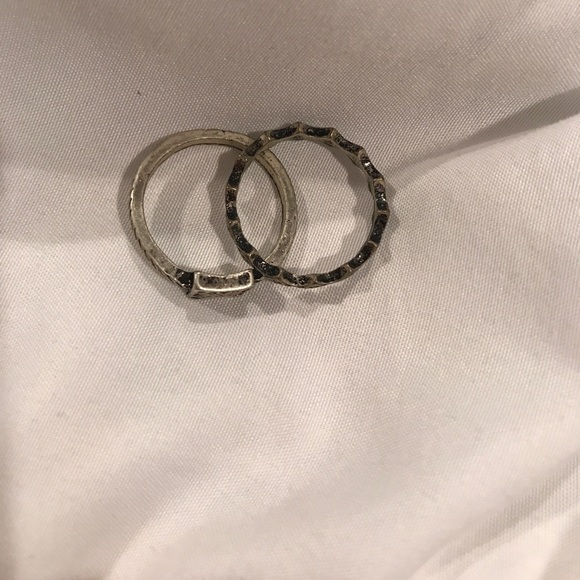 Silver Aztec rings - Picture 1 of 2