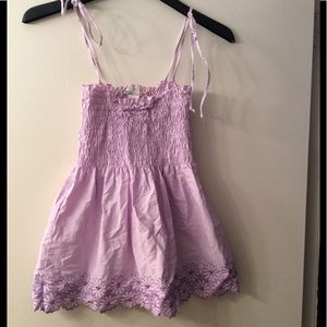 Lavender top with strap size L
