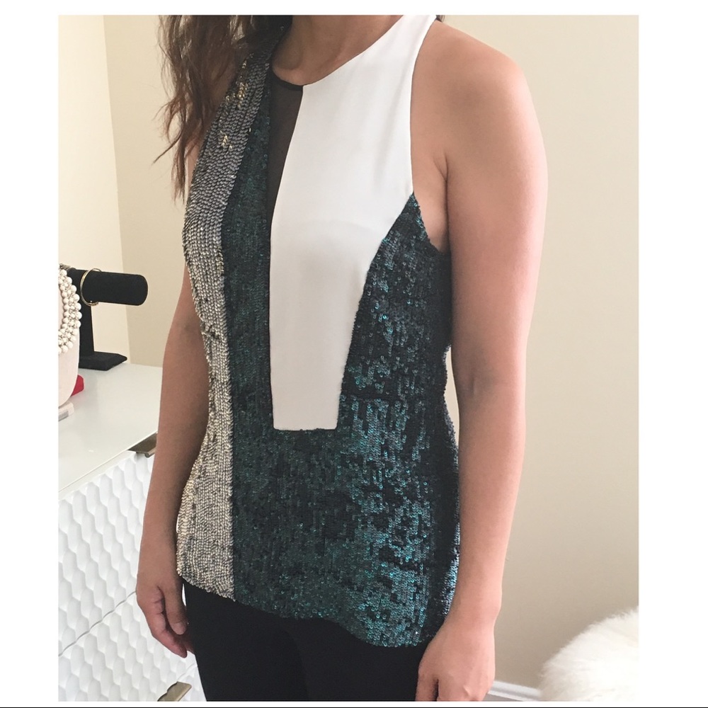 3.1 Philip Lim Beaded Top - Like New