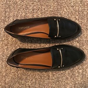Black Topshop Loafers