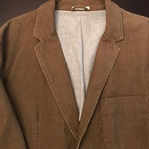 Club Monaco Men's Blazer with velvet-look. Size XL