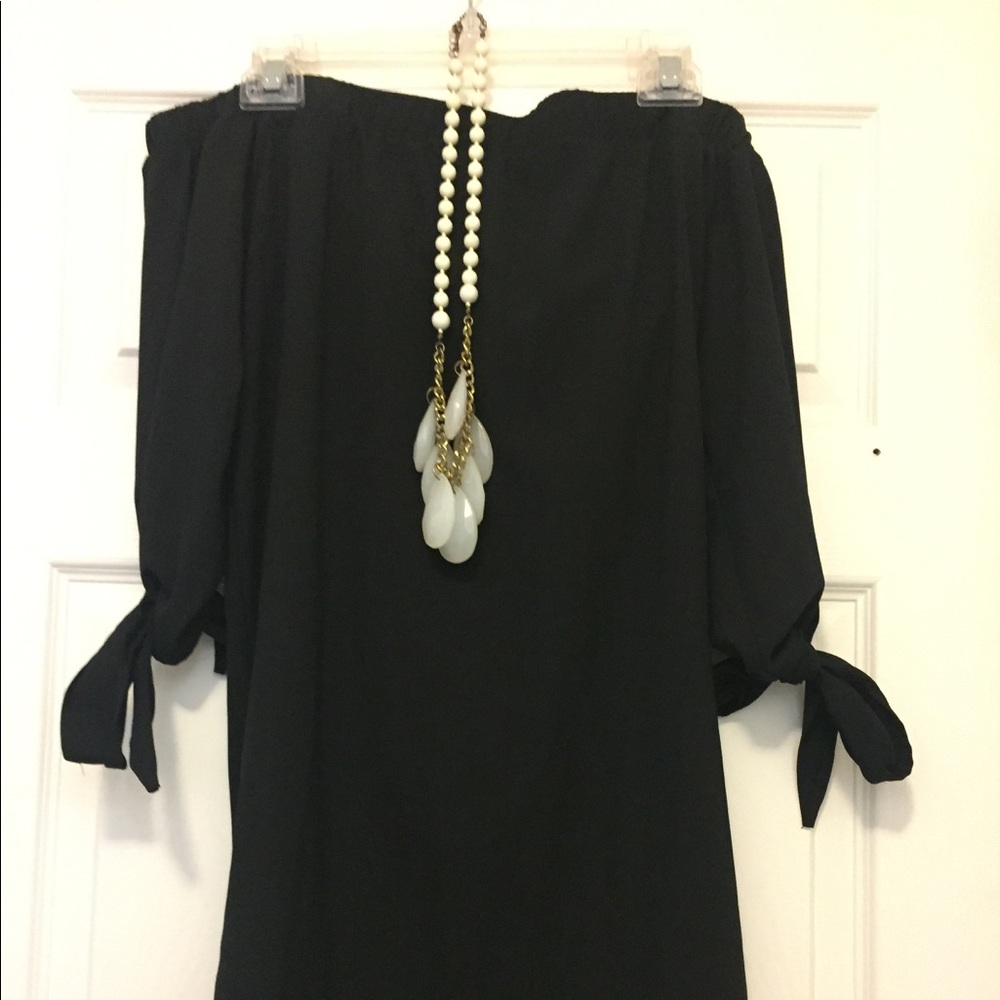 Little Black Dress off the shoulder