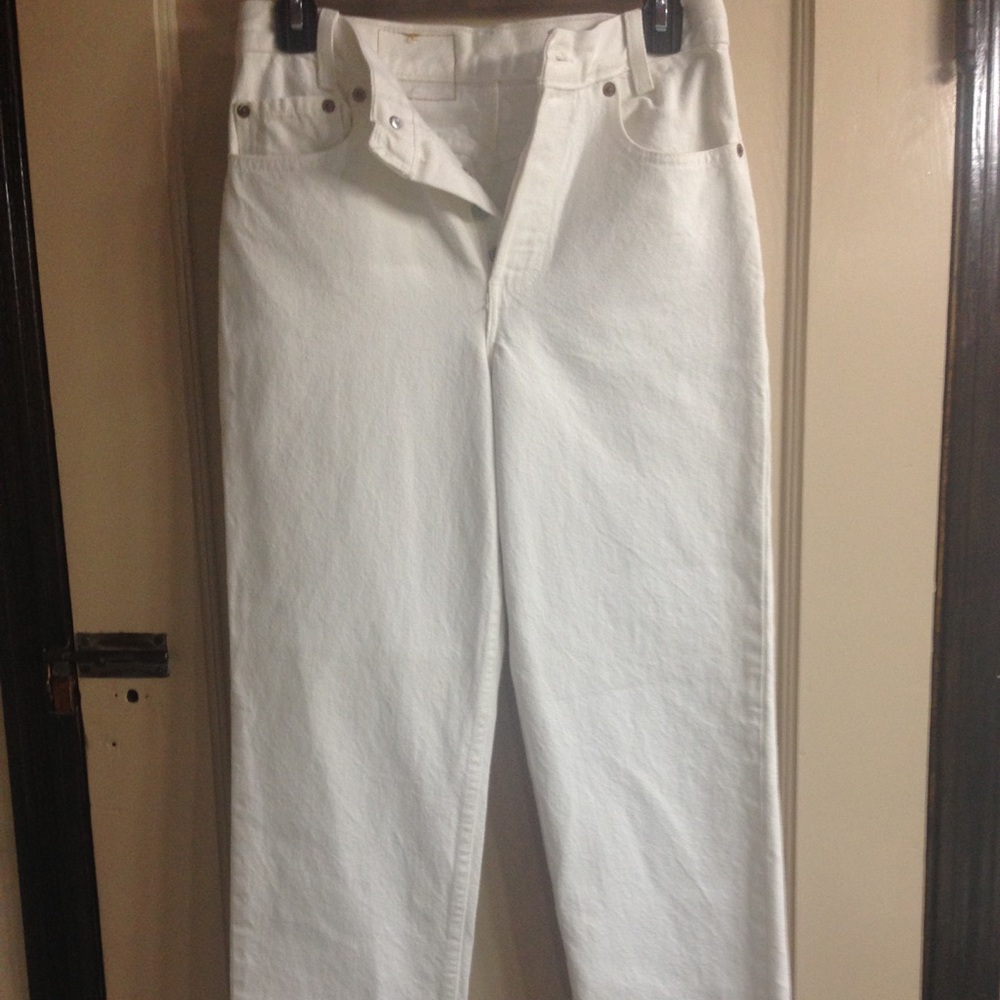 White 501 Student Levi's Jeans 28x30 Made in USA