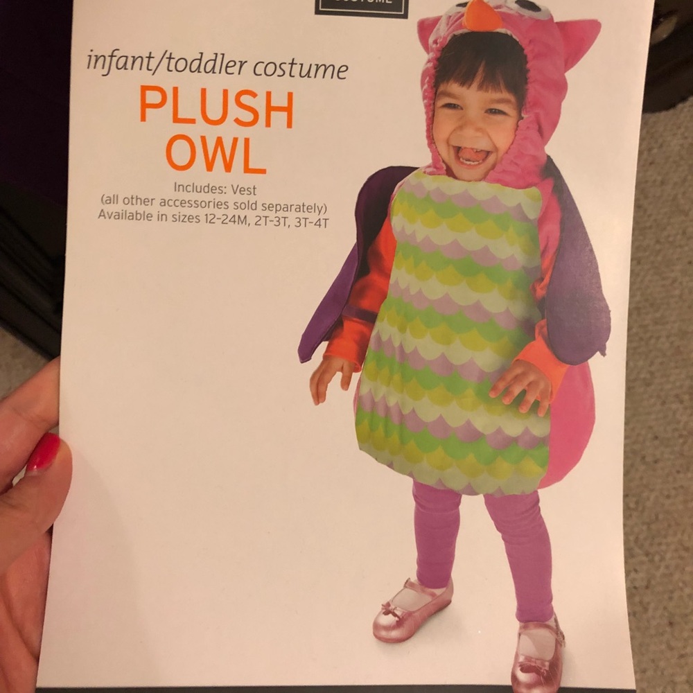Girls 3T-4T owl costume