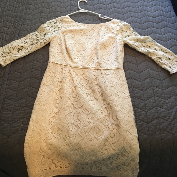 J Crew White Lace Dress, Size 6, Petite - Picture 2 of 3