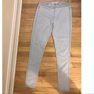 American Apparel light wash jeggings size medium