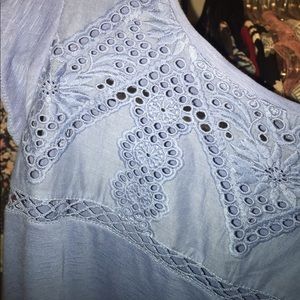 Loft Outlet blue blouse